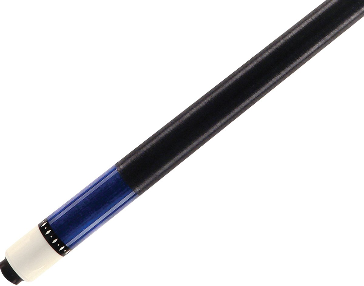 McDermott Lucky Cue L7 Pool Cue, 19OZ, Blue, Irish Linen Handle